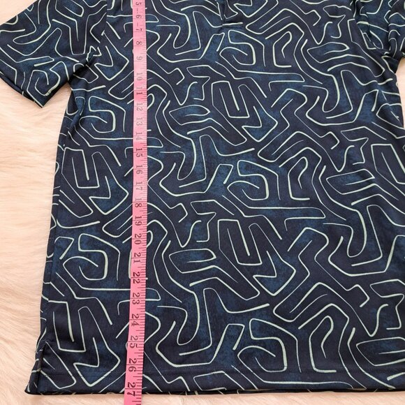 Goodfellow Geometric Print Polo T Shirt Men Size Medium - Picture 8 of 8